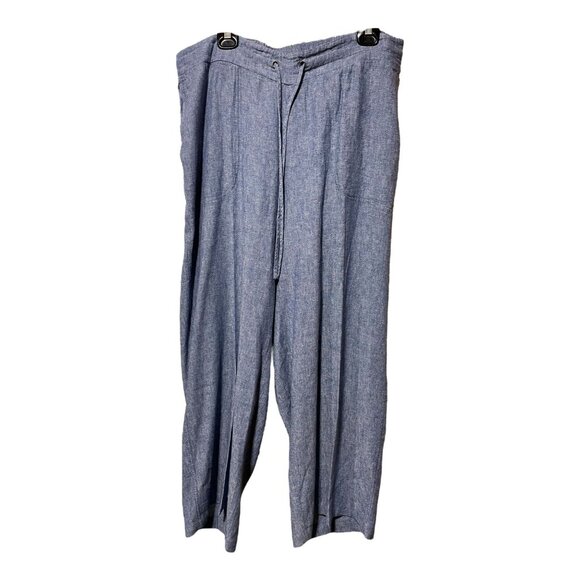 Westport Blue Heather Drawstring Pants - Picture 1 of 3